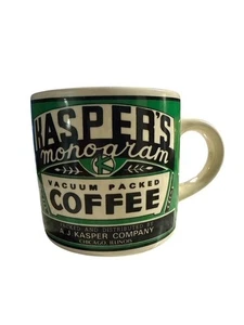 Vintage Kasper’s Monogram Coffee Chicago Mug Tasse Yesterday Year Westwood 1991 - Bild 1 von 5