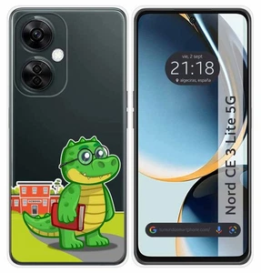 Cover Silicone Trasparente per Oneplus Nord CE 3 Lite 5G Disegno Cocco Disegni - Foto 1 di 1
