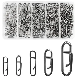Clips de velocidad de pesca 165 piezas clips de cambio rápido para señuelos de pesca - Imagen 1 de 2
