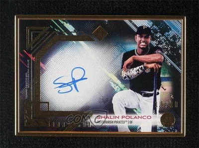 2021 Bowman Transcendent Collection Image Variation /20 Shalin Polanco Auto - Image 1 of 2