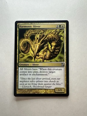 Harmonic Sliver LP Time Spiral Magic The Gathering Mtg Lightly Played Creature - Image 1 of 2