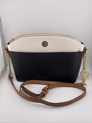 Cartera/bolso Anne Klein crema y negro - se vende como está - usado Foto 1 de 4