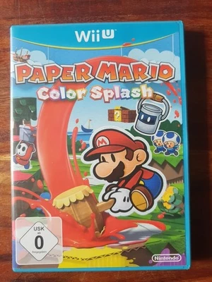 Paper Mario Color Splash - Nintendo Wii U, mit OVP - Bild 1 von 4