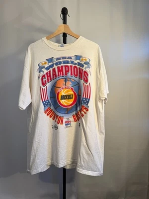 Camiseta Vintage Starter 1994 Houston Rockets XL Hecha en EE. UU. Foto 1 de 4