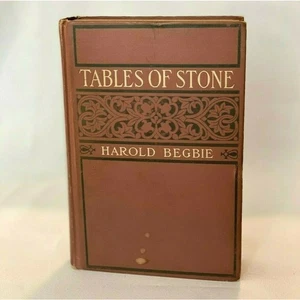 Seltene antike 1908 Tische aus Stein von Harold Begbie Doubleday Page and Company - Bild 1 von 12