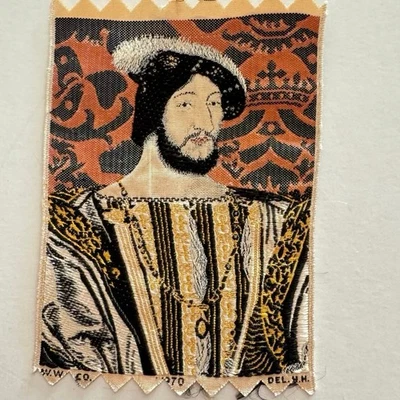 Tapiz Jaquard Tejido Seda Warner Artex Miniatura Jean Clouet 1970 De Colección  Foto 1 de 4