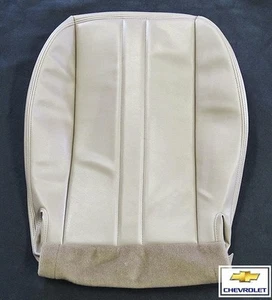 1997-2002 Chevy Express 1500 2500 3500 Van -Driver Bottom Vinyl Seat Cover TAN - Picture 1 of 6