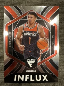 #11 Johnny Davis 2022-23 Panini Flux Rookie Influx Washington Wizards