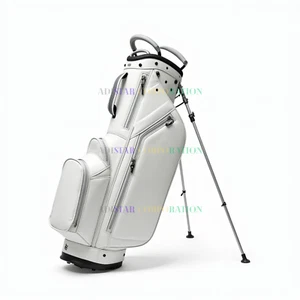 Luxury Golf Stand Bag 14-Way Lightweight Full-Length Dividers & Stand White Bag - Picture 1 of 2