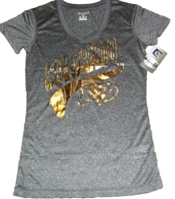 Camiseta Top Colorado Buffaloes Mujer Estampado Dorado Nueva Talla X-Small NCAA  Foto 1 de 3