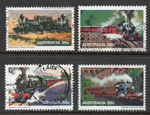 AUSTRALIA 1979   " STEAM RAILWAYS  " SET VFU. - Picture 1 of 1