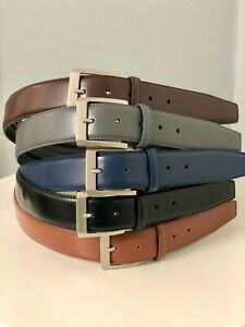 Men's Leather Money Belts with a Hidden Zipper