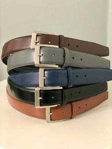 Men's Leather Money Belts with a Hidden Zipper - Picture 1 of 5