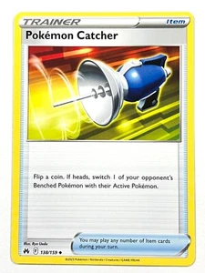 Pokemon Catcher 138/159 Uncommon Crown Zenith Pokemon - Pack Fresh Near Mint NM - Picture 1 of 4