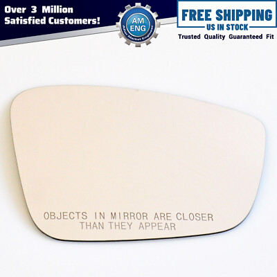 Mirror Glass for 2012-2015 Volkswagen Passat Heated Passenger Side