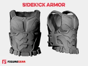 Robin Batman's Sidekick custom vest for 4" 6" 7" 12" DC action figures - Picture 1 of 1