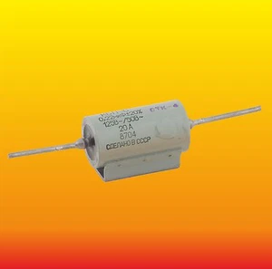 0,22uF 125VDC 50 VAC Imax 20 A ±20% CONDENSADOR RUSO DE ALIMENTACIÓN PIO KBP-S - Imagen 1 de 3