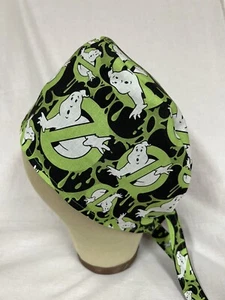 Men/Women Surgical Scrub Cap Lined Ghost Very Cool 100% Cotton - Picture 1 of 3