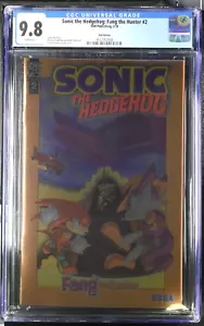 Sonic the Hedgehog FANG THE HUNTER #2 Foil Edition CGC 9.8 IDW Comic Exclusive - Picture 1 of 3