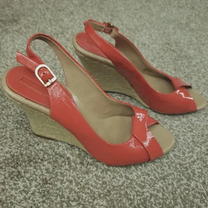 Sandalo Banana Republic Espadrille Donna 8 M Rosa TARA Iuta Slingback Punta Speep - Foto 1 di 16