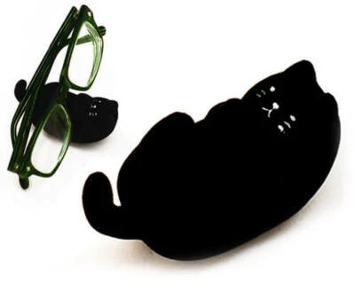 JAPANBARGAIN Decole Concombre Black Cute Kitty Cat Shape Eyeglasses Stand Holder S-4049