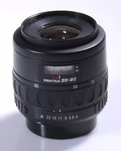 ZOOM AUTOFOCUS SMC PENTAX F 4-5,6/35-80mm PENTAX K lens PENTAX AF - Picture 1 of 4