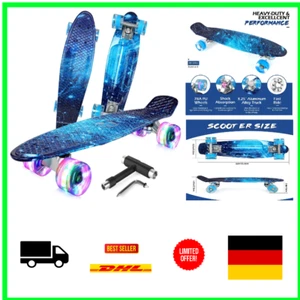 BELEEV Mini Cruiser Skateboard für Kinder & Jugendliche - Bild 1 von 8