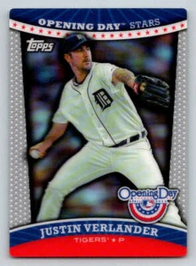 2012 Topps Opening Day Stars #ODS7 Justin Verlander (ref 203508) - Picture 1 of 2