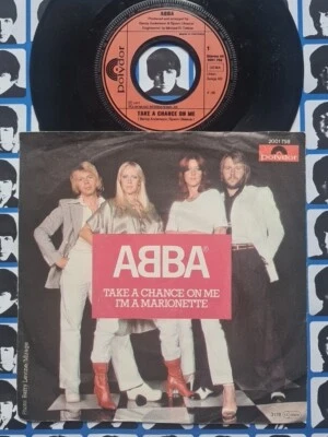 ABBA Take A Chance On Me Germany 1977 PS 7" Vinyl - Image 1 of 4
