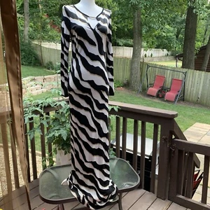 Georges Rech Paris Maxi Bodycon Seidenmischung Kleid Gr 38 2 S Small - Bild 1 von 7