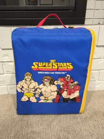 WWF Superstars 1991 Wiz Too Carrying Case Hasbro LJN Action Figures Cover