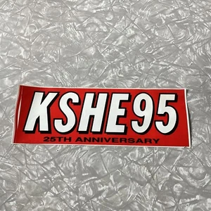 1992 K-She 95 St Louis 25th Anniversary Bumper Sticker - Picture 1 of 3