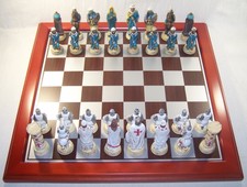 Jeu d'échecs complet Thème des croisades