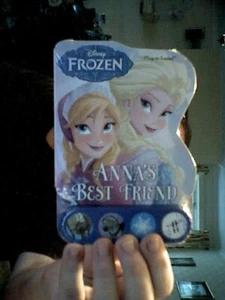 DISNEY FROZEN ANNA'S BEST FRIEND SOUNDS HARDBACK BIRTHDAY CHRISTMAS  - Picture 1 of 1