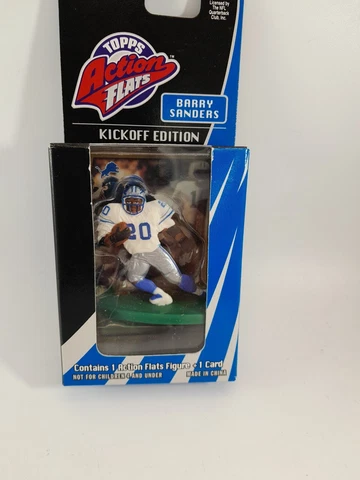 1998 DETROIT LIONS BARRY SANDERS TOPPS ACTION FLATS FIGURE & CARD126 Cover