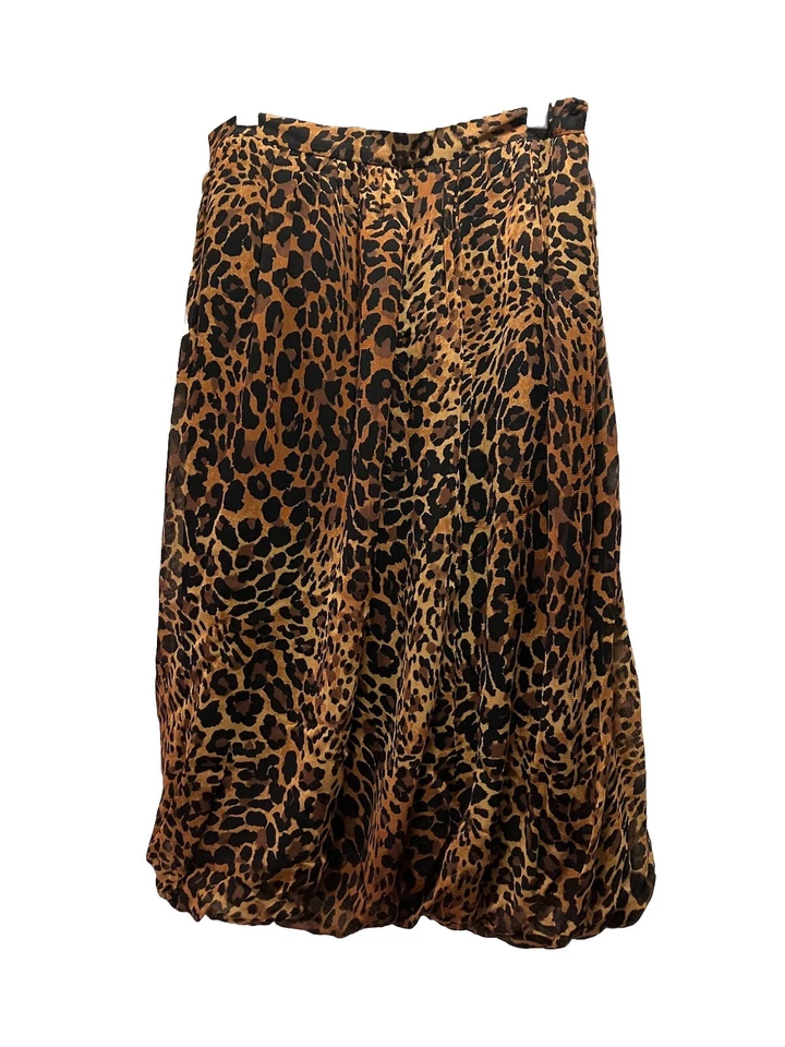 Falda de leopardo LAFAYETTE 148 para mujer 100 % viscosa dobladillo reunido talla 4 derecho profesional Foto 1 de 4