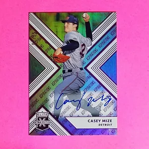 2018 Panini Elite Extra Edition Aspirations Auto Purple 9/25 Casey Mize #1 Rc - Picture 1 of 1