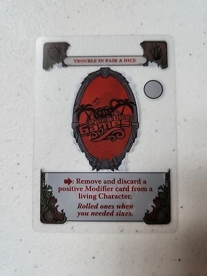 Gloom Card Game Offical Custom Promo Trouble In Pair A Dice - Image 1 of 2