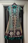 Bollywood Princess Jasmine Fancy Dress Lengha Gown With Jacket Ladies Small