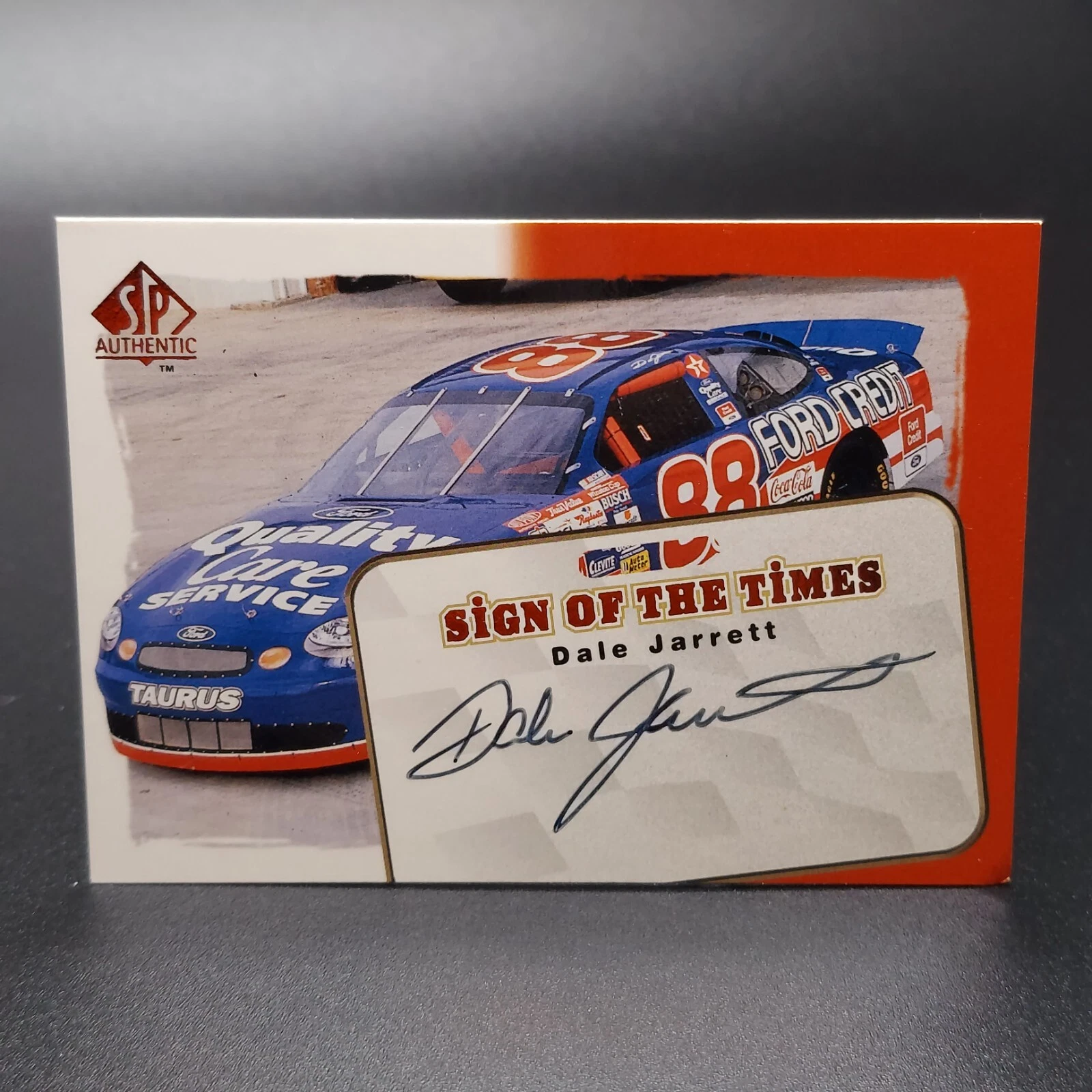 Dale Jarrett 1998 SP Sign of the Times ST7 ONLY/239 Autograph NASCAR Authentic
