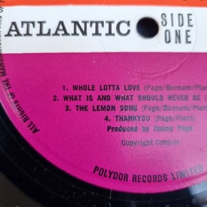 Led Zeppelin II 1st UK Press1969 Red Plum Lemon Song on Label A2B2 Near EX - Bild 1 von 17