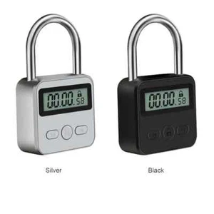 Digital Timer Lock USB LCD Display Metal Micro Electronic Rechargeable Timer - Picture 1 of 6
