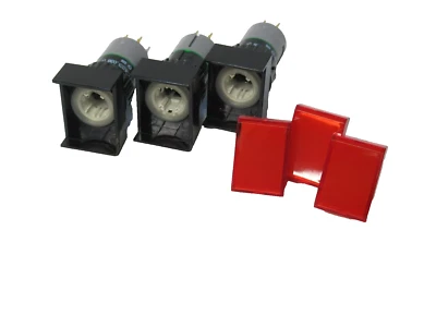 (全新 - 批量 3 件)EAO 51-423.036 红色按钮 — 第 1/4 张图片