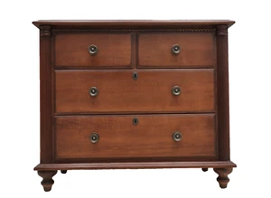 Durham Saville Row Maple Large 4 Drawer Nightstand - Picture 1 of 13