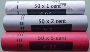 MDS LUXEMBURG 2002 ROLLEN 1, 2, 5 CENT - BLINDROLLEN - Bild 1 von 1