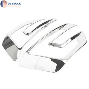 1Pair Chrome Front Fog Lamp Cover Trim ABS Plastic For Ford Explorer 2016 2017 - Bild 1 von 10