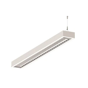 LED Lichtband Pendel-Rasterleuchte, IP20, direkt / indirekt, UGR <19, schaltbar, - Bild 1 von 3