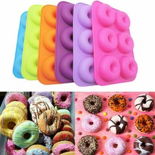 Silicone Donut Cupcake Mold Muffin Chocolate Cake Candy Cookie Baking Pan Mould