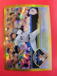 2003 Topps Chrome Gold Refractors #266 Sterling Hitchcock 28/449 - NY Yankees - Picture 1 of 2
