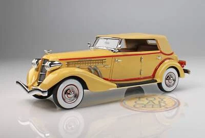 Auburn 851 1935 sobrealimentado Phaeton, cerrado - amarillo 1:43 GLM GLM 161102 Foto 1 de 4
